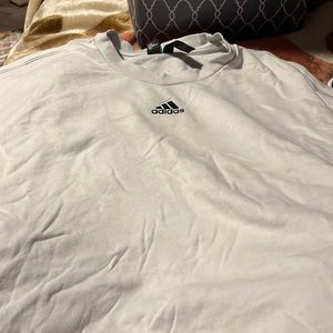 White adidas long sleeve shirt
